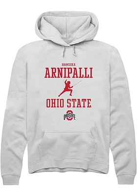 Hamsika Arnipalli Rally Ohio State Buckeyes Mens NIL Sport Icon Long Sleeve Hoodie