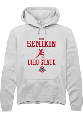 Julia Semikin Rally Ohio State Buckeyes Mens NIL Sport Icon Long Sleeve Hoodie