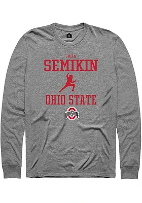 Julia Semikin Ohio State Buckeyes Rally NIL Sport Icon Long Sleeve T Shirt