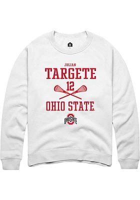 Julian Targete Rally Ohio State Buckeyes Mens NIL Sport Icon Long Sleeve Crew Sweatshirt