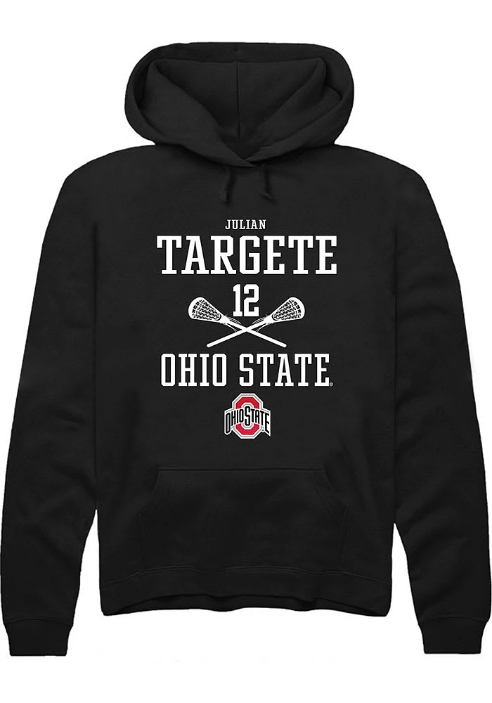 Julian Targete Rally Ohio State Buckeyes Mens NIL Sport Icon Long Sleeve Hoodie