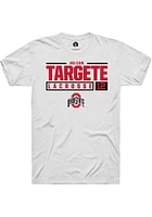 Julian Targete Ohio State Buckeyes Rally NIL Stacked Box Short Sleeve T Shirt