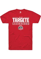 Julian Targete Ohio State Buckeyes Rally NIL Stacked Box Short Sleeve T Shirt