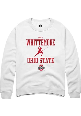 Lucy Whittemore Rally Ohio State Buckeyes Mens NIL Sport Icon Long Sleeve Crew Sweatshirt