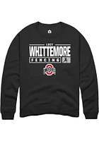 Lucy Whittemore Rally Ohio State Buckeyes Mens NIL Stacked Box Long Sleeve Crew Sweatshir