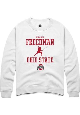 Miranda Freedman Rally Ohio State Buckeyes Mens NIL Sport Icon Long Sleeve Crew Sweatshir