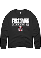 Miranda Freedman Rally Ohio State Buckeyes Mens NIL Stacked Box Long Sleeve Crew Sweatshi