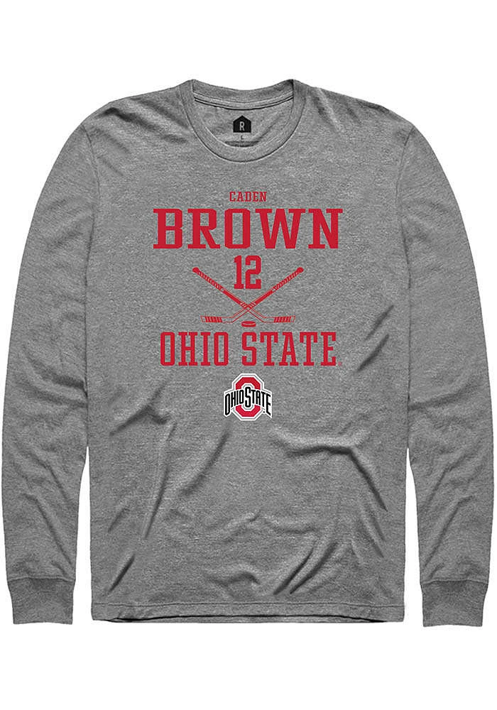 Caden Brown Ohio State Buckeyes Rally NIL Sport Icon Long Sleeve T Shirt