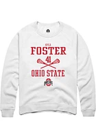 Kyle Foster Rally Ohio State Buckeyes Mens NIL Sport Icon Long Sleeve Crew Sweatshirt