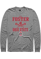 Kyle Foster Ohio State Buckeyes Rally NIL Sport Icon Long Sleeve T Shirt