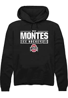 Max Montes Rally Ohio State Buckeyes Mens NIL Stacked Box Long Sleeve Hoodie