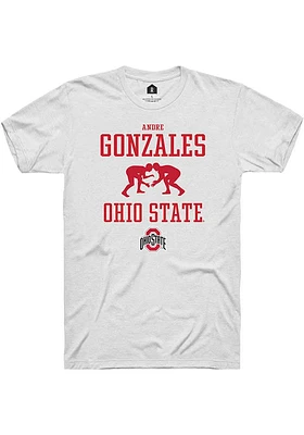 Andre Gonzales Ohio State Buckeyes Rally NIL Sport Icon Short Sleeve T Shirt