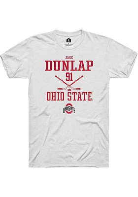 Jake Dunlap Ohio State Buckeyes Rally NIL Sport Icon Short Sleeve T Shirt