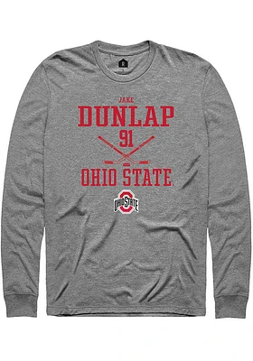 Jake Dunlap Ohio State Buckeyes Rally NIL Sport Icon Long Sleeve T Shirt