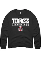 Logan Terness Rally Ohio State Buckeyes Mens NIL Stacked Box Long Sleeve Crew Sweatshirt