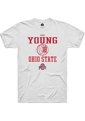 Cole Young Ohio State Buckeyes Rally NIL Sport Icon Short Sleeve T Shirt