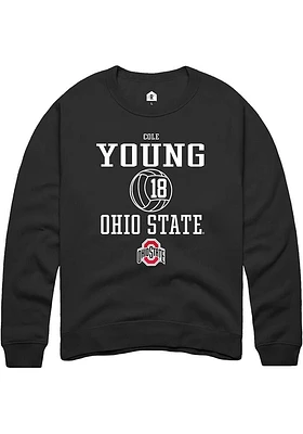 Cole Young Rally Ohio State Buckeyes Mens NIL Sport Icon Long Sleeve Crew Sweatshirt