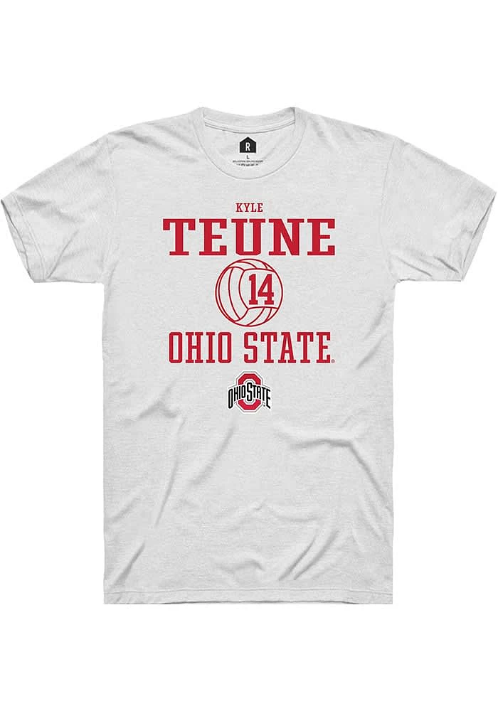 Kyle Teune Ohio State Buckeyes Rally NIL Sport Icon Short Sleeve T Shirt