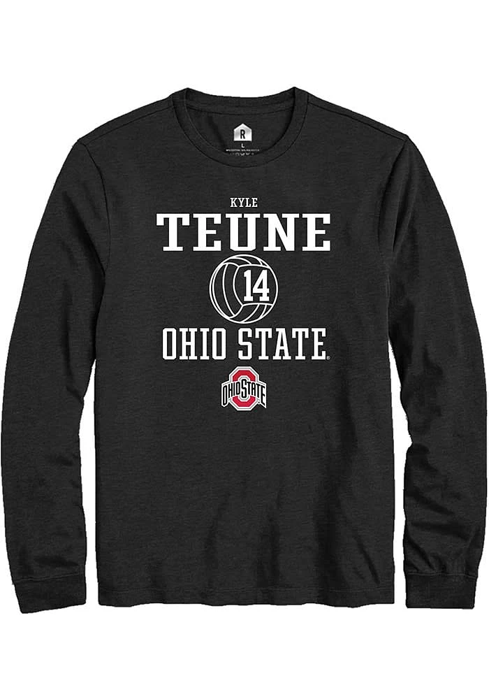 Kyle Teune Ohio State Buckeyes Rally NIL Sport Icon Long Sleeve T Shirt