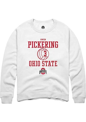 Owen Pickering Rally Ohio State Buckeyes Mens NIL Sport Icon Long Sleeve Crew Sweatshirt