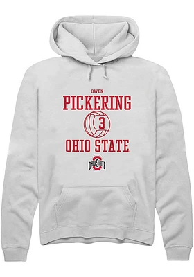 Owen Pickering Rally Ohio State Buckeyes Mens NIL Sport Icon Long Sleeve Hoodie