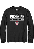 Owen Pickering Ohio State Buckeyes Rally NIL Stacked Box Long Sleeve T Shirt