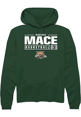 Madison Mace Rally Ohio Bobcats Mens NIL Stacked Box Long Sleeve Hoodie