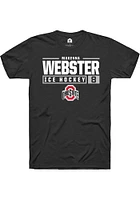 Makenna Webster Ohio State Buckeyes Rally NIL Stacked Box Short Sleeve T Shirt