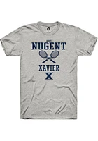 Abby Nugent  Xavier Musketeers Ash Rally NIL Sport Icon Short Sleeve T Shirt