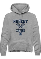 Abby Nugent  Rally Xavier Musketeers Mens Graphite NIL Sport Icon Long Sleeve Hoodie