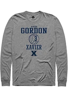 Jamison Gordon  Xavier Musketeers White Rally NIL Sport Icon Short Sleeve T Shirt