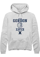 Jamison Gordon  Rally Xavier Musketeers Mens Graphite NIL Sport Icon Long Sleeve Hoodie