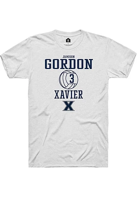 Jamison Gordon  Xavier Musketeers Graphite Rally NIL Sport Icon Long Sleeve T Shirt