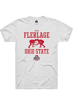 Alex Flerlage Ohio State Buckeyes Rally NIL Sport Icon Short Sleeve T Shirt