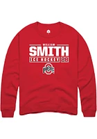 William Smith Rally Ohio State Buckeyes Mens NIL Stacked Box Long Sleeve Crew Sweatshirt