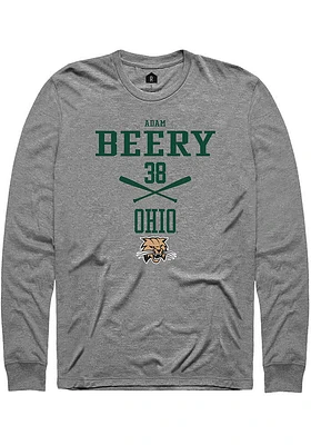 Adam Beery Ohio Bobcats Rally NIL Sport Icon Long Sleeve T Shirt