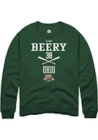 Adam Beery Rally Ohio Bobcats Mens NIL Sport Icon Long Sleeve Crew Sweatshirt