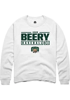 Adam Beery Rally Ohio Bobcats Mens NIL Stacked Box Long Sleeve Crew Sweatshirt