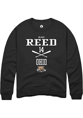 Blake Reed Rally Ohio Bobcats Mens NIL Sport Icon Long Sleeve Crew Sweatshirt