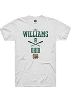 Cole Williams Ohio Bobcats Rally NIL Sport Icon Short Sleeve T Shirt