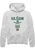 Luke Olson Rally Ohio Bobcats Mens NIL Sport Icon Long Sleeve Hoodie