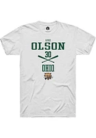 Luke Olson Ohio Bobcats Rally NIL Sport Icon Short Sleeve T Shirt