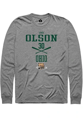 Luke Olson Ohio Bobcats Rally NIL Sport Icon Long Sleeve T Shirt