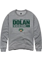 Nick Dolan Rally Ohio Bobcats Mens NIL Stacked Box Long Sleeve Crew Sweatshirt