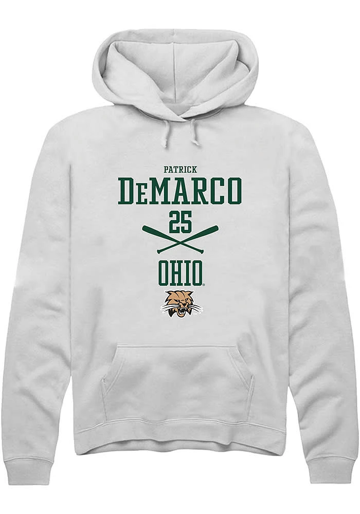 Patrick DeMarco Rally Ohio Bobcats Mens NIL Sport Icon Long Sleeve Hoodie