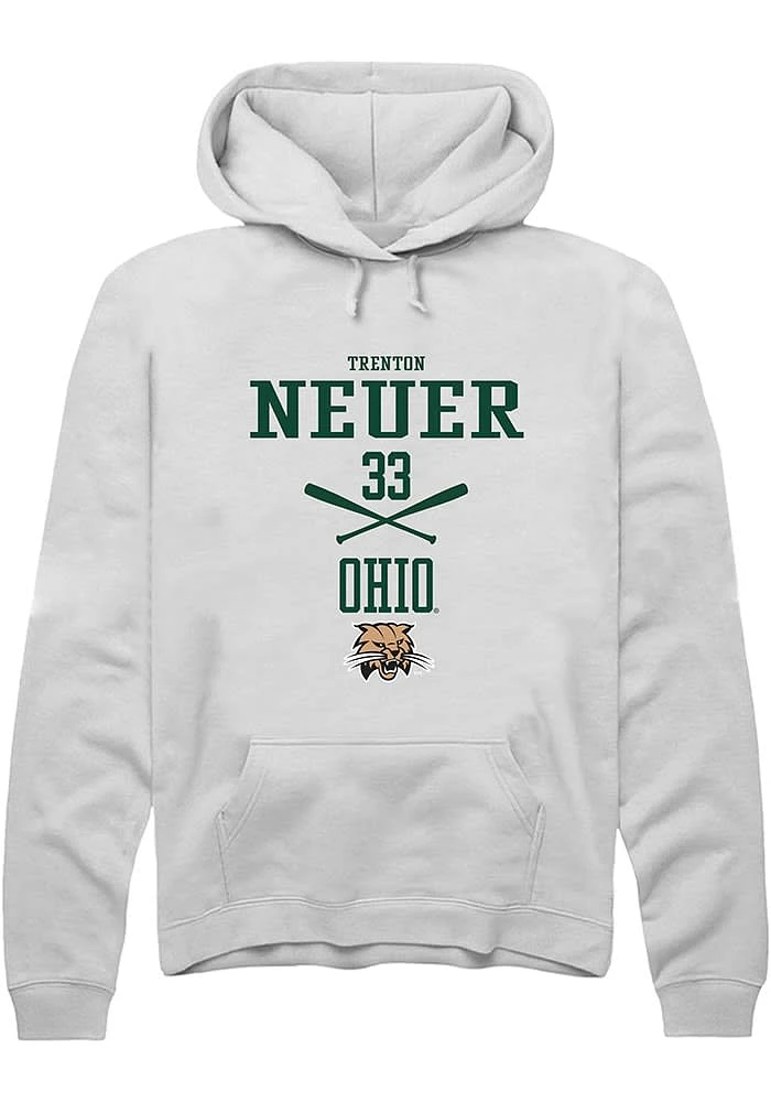 Trenton Neuer Rally Ohio Bobcats Mens NIL Sport Icon Long Sleeve Hoodie