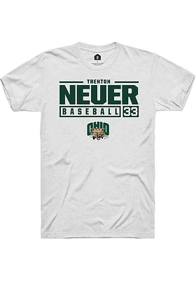 Trenton Neuer Ohio Bobcats Rally NIL Stacked Box Short Sleeve T Shirt