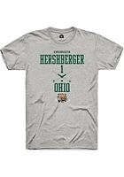 Gwendolyn Hershberger  Ohio Bobcats Ash Rally NIL Sport Icon Short Sleeve T Shirt