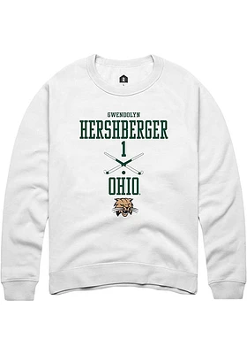 Gwendolyn Hershberger Rally Ohio Bobcats Mens NIL Sport Icon Long Sleeve Crew Sweatshirt