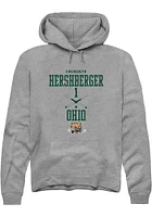 Gwendolyn Hershberger  Rally Ohio Bobcats Mens Graphite NIL Sport Icon Long Sleeve Hoodie